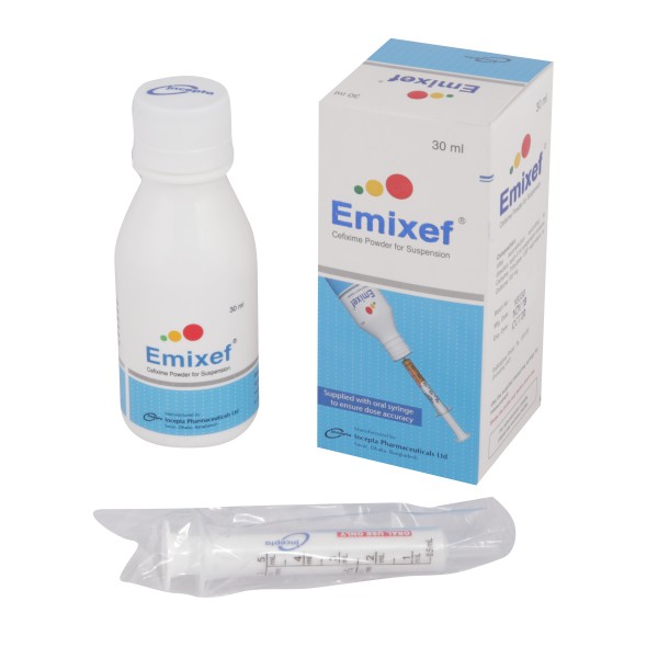 Emixef Dry Suspension 30ml, Cefixime Trihydrate, Prescriptions