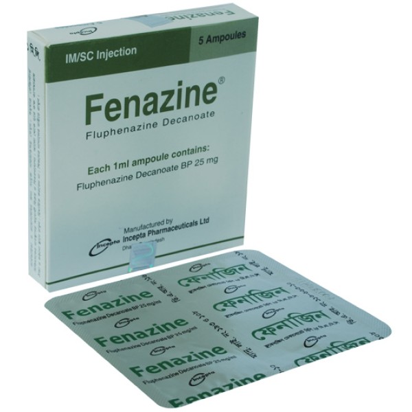 Fenazine 25mg/ml Injection — Fluphenazine Decanoate Depot by Beximco