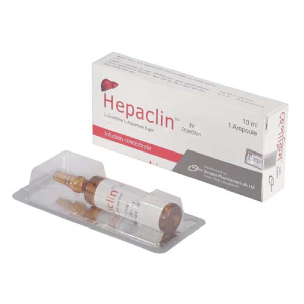 Hepaclin IV Injection, L-Ornithine L-Aspartate, Prescriptions