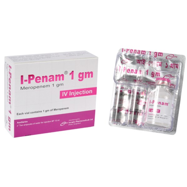 I-Penam 1gm IV Injection — Meropenem 1g by Beximco Pharmaceuticals