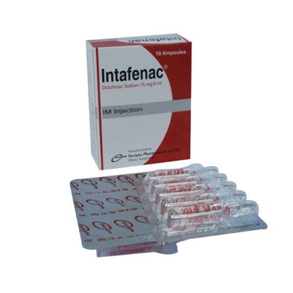 Intafenac  75mg in Bangladesh,Intafenac  75mg price , usage of Intafenac  75mg