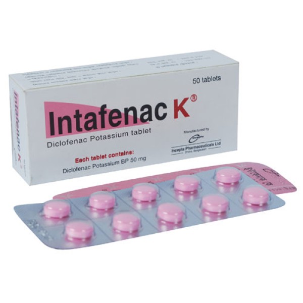 Intafenac K-50 Tab in Bangladesh,Intafenac K-50 Tab price , usage of Intafenac K-50 Tab