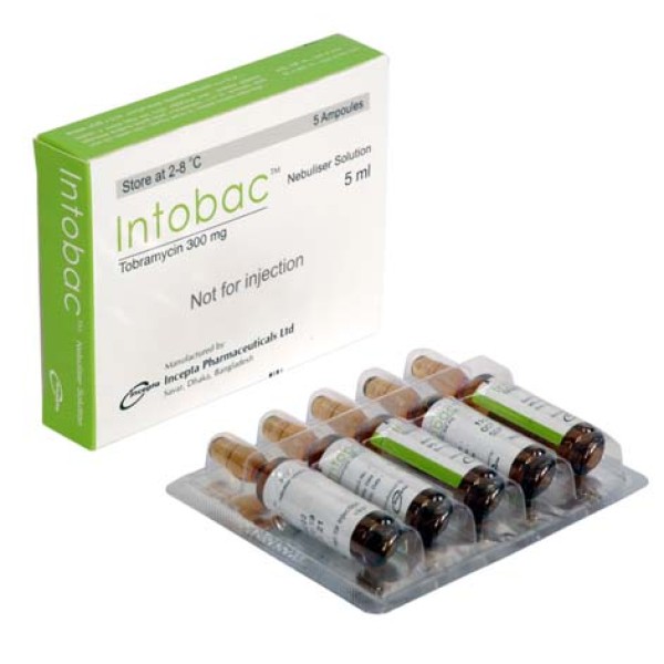 Intobac Nebuliser Solution, Tobramycin, Prescriptions