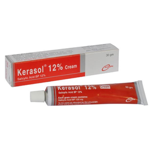 Kerasol 12 Cream in Bangladesh,Kerasol 12% Cream price , usage of Kerasol 12% Cream