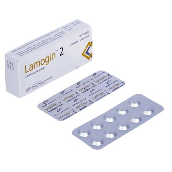 Lamogin 2 Chewable Dispersible Tablet, Lamotrigine, Prescriptions