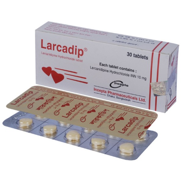 Larcadip 10 mg Tablet in Bangladesh,Larcadip 10 mg Tablet price,usage of Larcadip 10 mg Tablet