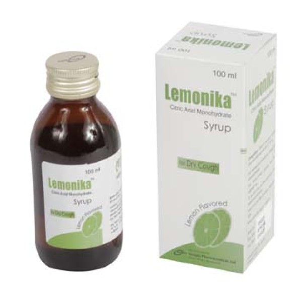 Lemonika Syrup 100ml, Citric Acid Monohydrate, Prescriptions