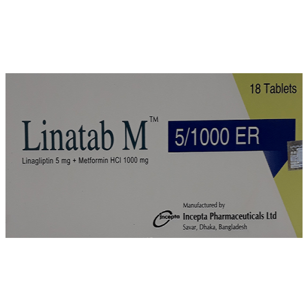 Linatab M 5/1000 ER Tablet, Linagliptin + Metformin, Prescriptions