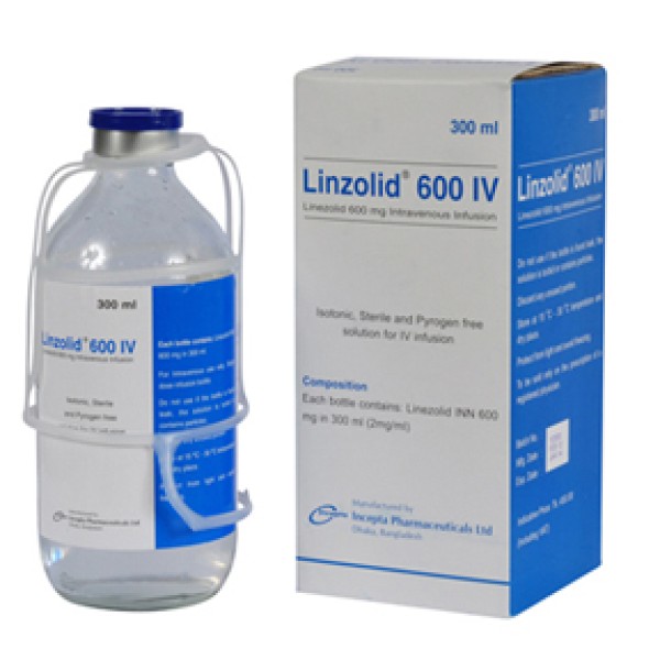 Linzolid 600 IV Infusion, Linezolid, Prescriptions