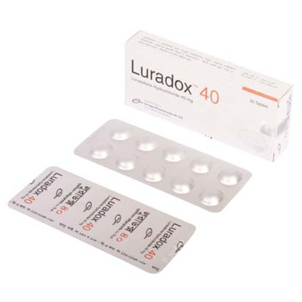 Luradox 40 Tablet, Lurasidone, Prescriptions