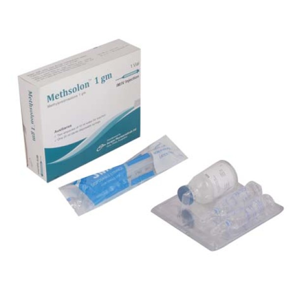 Methsolon 1gm IV/IM Injection, Methylprednisolone, Prescriptions