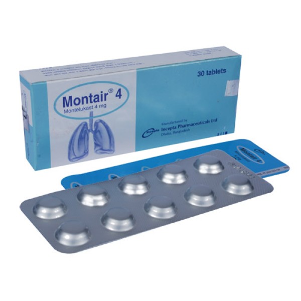 Montair 4 Tab in Bangladesh,Montair 4 Tab price , usage of Montair 4 Tab