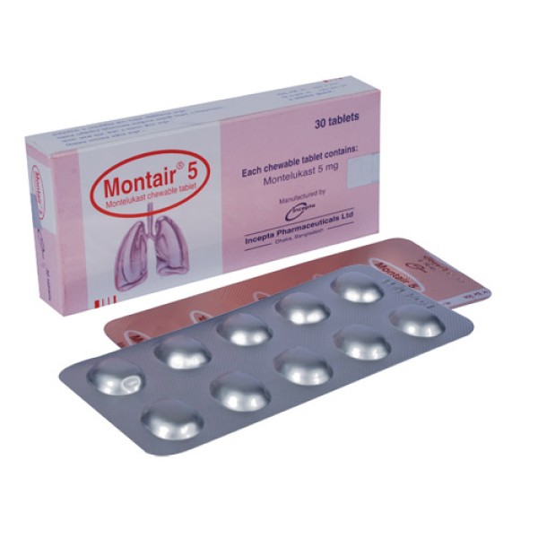 Montair 5 Tab in Bangladesh,Montair 5 Tab price , usage of Montair 5 Tab