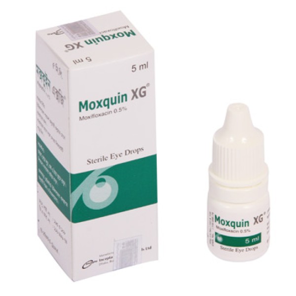 Moxquin XG Eye Drop, Moxifloxacin Hydrochloride, Prescriptions