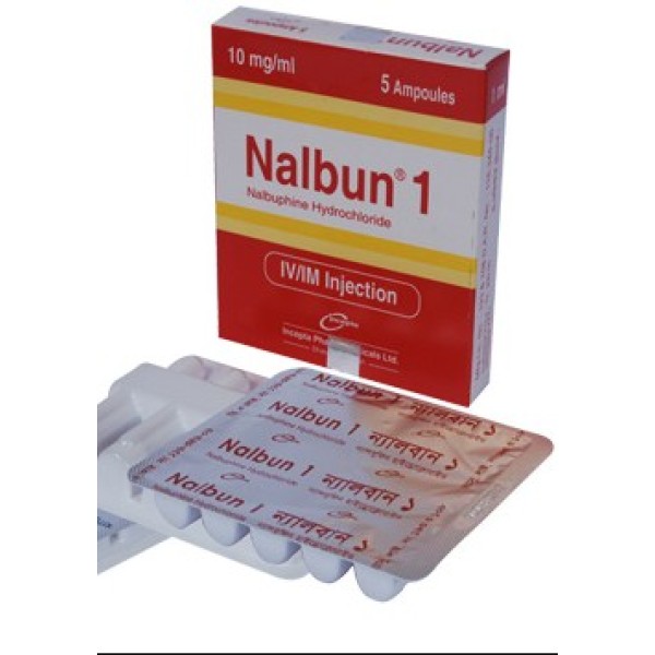 Nalbun Injection 1ml, Nalbuphine, Prescriptions