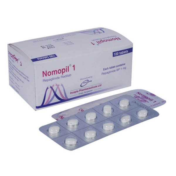 Nomopil 1 Tablet, Repaglinide, Prescriptions