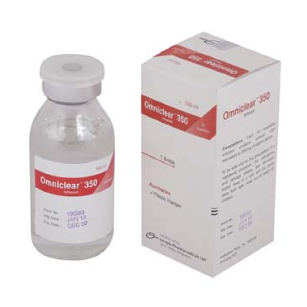 Omniclear 350 IV Injection 100ml, Iohexol, Prescriptions