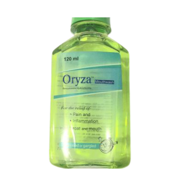 Oryza Mouthwash, Benzydamine Hydrochloride,