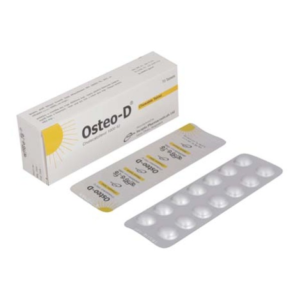 Osteo-D Chewable Tablet, Colecalciferol,