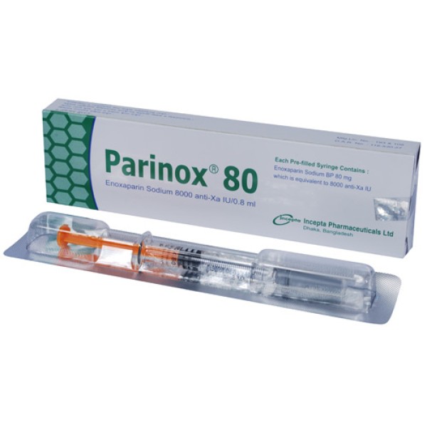 Parinox 80 Injection, Enoxaparin Sodium, Prescriptions