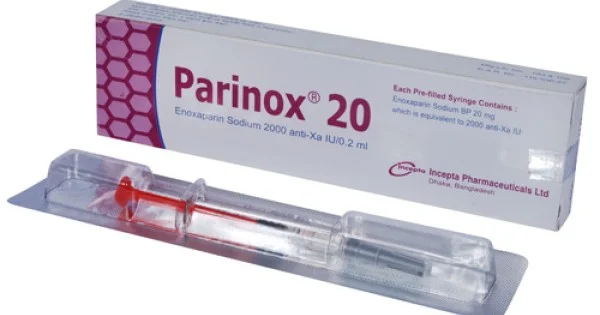 Pavranox Injection Parinox 20 Injection - Enoxaparin Sodium