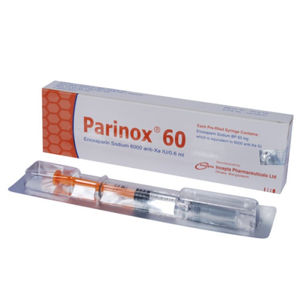 Parinox 60 Injection, Enoxaparin Sodium, Prescriptions