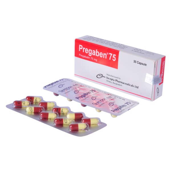 Pregaben 75 Capsule, Pregabalin, All Medicine