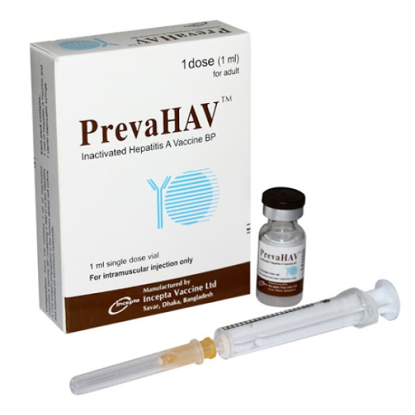 Preva HAV 1ml, Inactivated Hepatitis A Vaccine, All Medicine