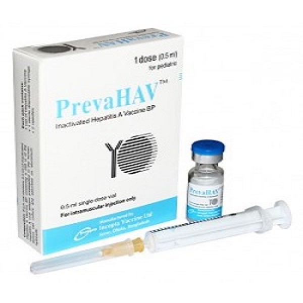 Preva HAV 0.5ml, Inactivated Hepatitis A Vaccine, All Medicine