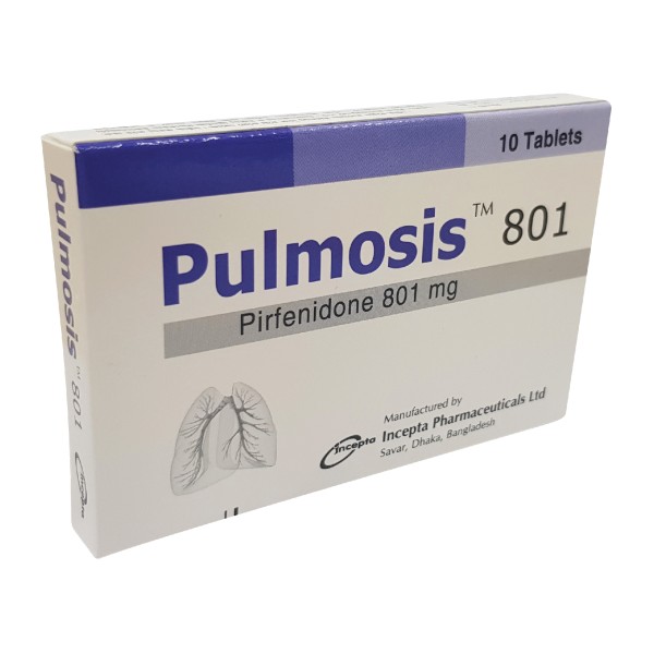 Pulmosis 801 Tablet, Pirfenidone, All Medicine