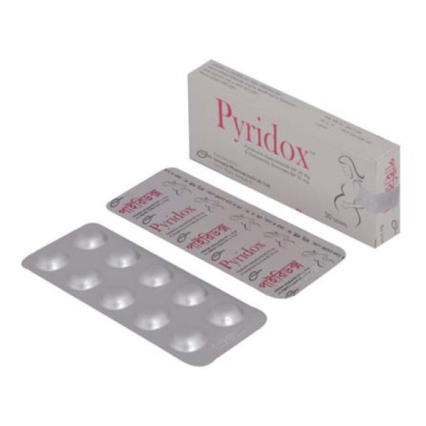 Pyridox Tablet, Pyridoxine HCL + Doxylamine Succinate, All Medicine