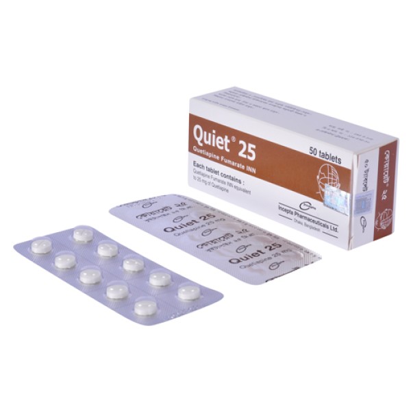 Quiet 25mg Tab in Bangladesh,Quiet 25mg Tab price , usage of Quiet 25mg Tab