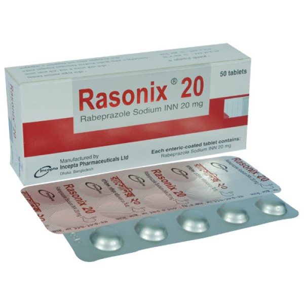 Rasonix 20 Tab in Bangladesh,Rasonix 20 Tab price , usage of Rasonix 20 Tab