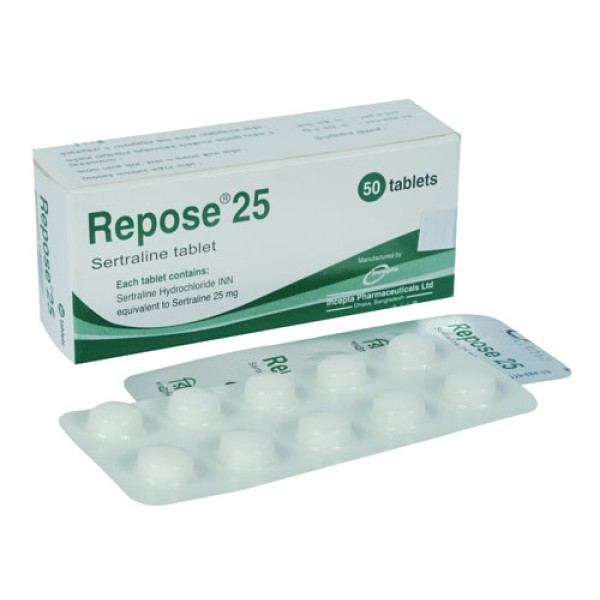 Repose 25 Tab in Bangladesh,Repose 25 Tab price , usage of Repose 25 Tab