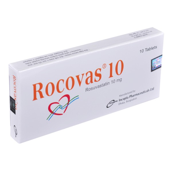 Rocovas 10 Tab in Bangladesh,Rocovas 10 Tab price , usage of Rocovas 10 Tab