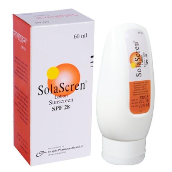 Solascren Lotion, Padimate O, Avobenzone, Oxybenzone & Titanium dioxide, All Medicine