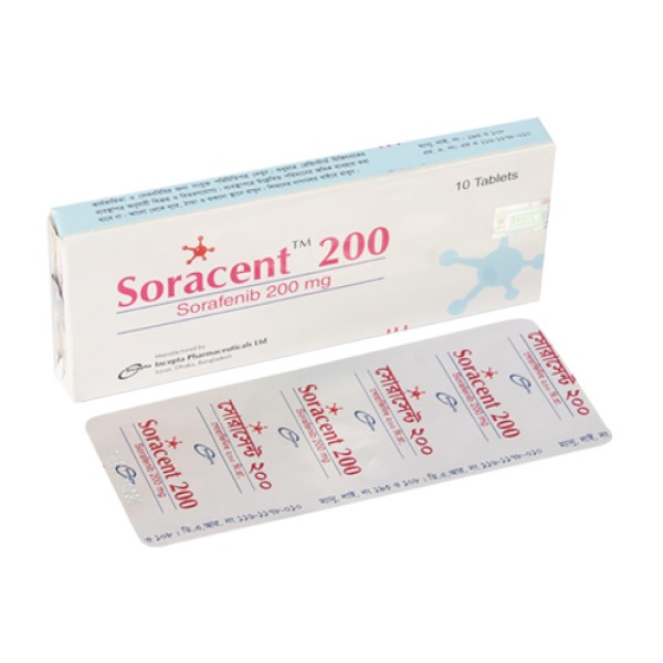 Soracent 200 Tablet, Sorafenib, All Medicine