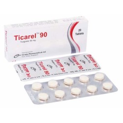 Ticarel 90mg Tab
