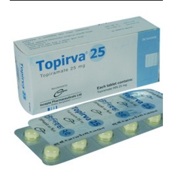 Topirva 25 Tab in Bangladesh,Topirva 25 Tab price , usage of Topirva 25 Tab