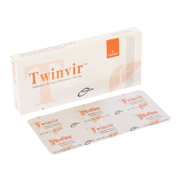 Twinvir Tablet, Ledipasvir & Sofosbuvir, All Medicine