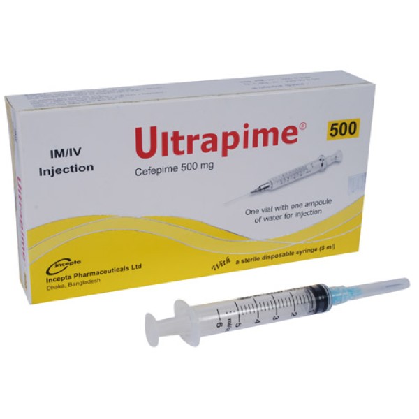 Ultrapime 500mg Injection, Cefepime, All Medicine