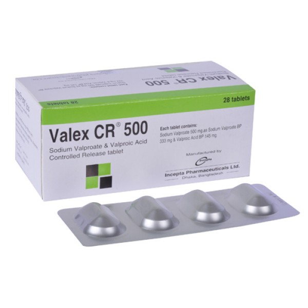 Valex CR 500 Tab in Bangladesh,Valex CR 500 Tab price , usage of Valex CR 500 Tab