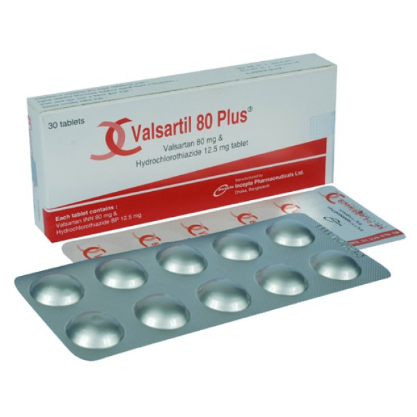 Valsartil 80 Plus Tab in Bangladesh,Valsartil 80 Plus Tab price , usage of Valsartil 80 Plus Tab