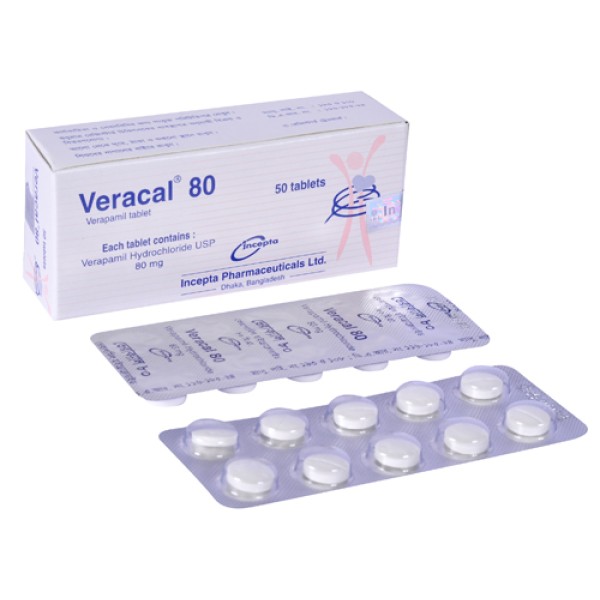 Veracal 80 Tab in Bangladesh,Veracal 80 Tab price , usage of Veracal 80 Tab