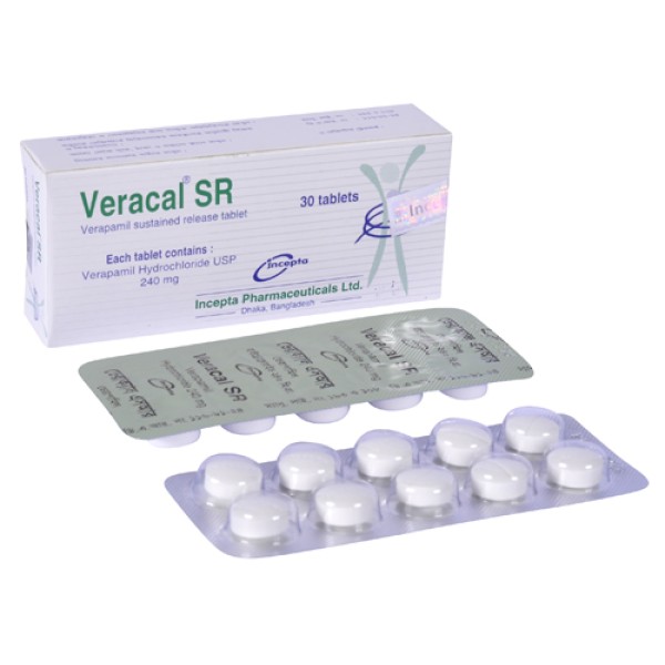 Veracal SR 240 Tab in Bangladesh,Veracal SR 240 Tab price , usage of Veracal SR 240 Tab