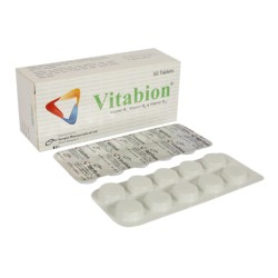 Vitabion 100 mg/200 mg/200 mcg Tab 50's pack Vitabion 100 mg/200 mg/200 mcg Tab 50's pack