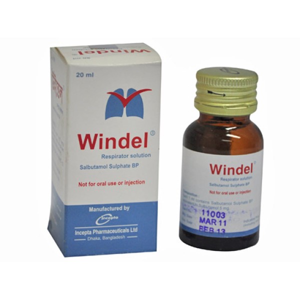 Windel Respirator Solution, Salbutamol Sulphate, All Medicine