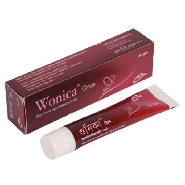 Wonica Cream 30gm, Eflornithine HCL, All Medicine