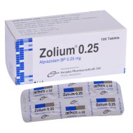 Zolium 0.25 Tab Zolium 0.25 Tab