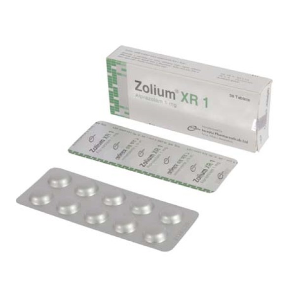 Zolium XR 1 Tablet, Alprazolam, All Medicine